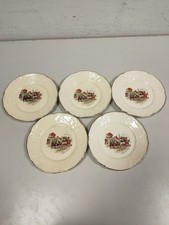Set di 5 Piattini da Pane in Porcellana Inglese "Imperial Crown"