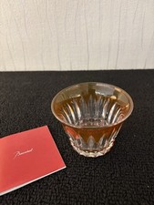 Vetro Whisky O Acqua Modello Piccadilly Arancio Overlay Baccarat