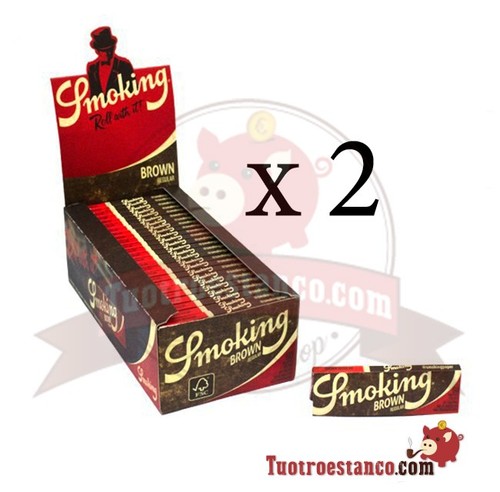 Cartine smoking brown corte - smoking,
