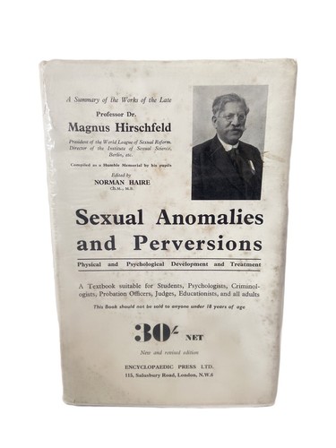 Rare hardback sexual anomalies - hardback,