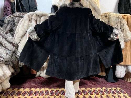 Cappotto visone tosato