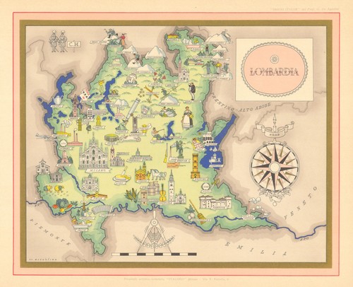 Lombardia lombardy pictorial - lombardia,