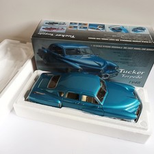 Tucker Torpedo 1948 bleue - 1/18 - Kyosho 08201B neuve dans sa boîte d'origine