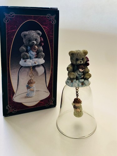 Vintage loving bear - loving, bell