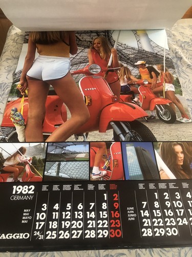 Calendario piaggio anno 1982 - piaggio,