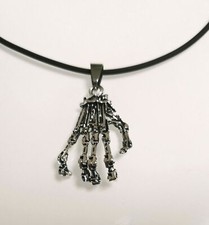 Collana Caucciù Ciondolo Mano