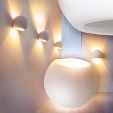 Lampada Gesso bianco Applique