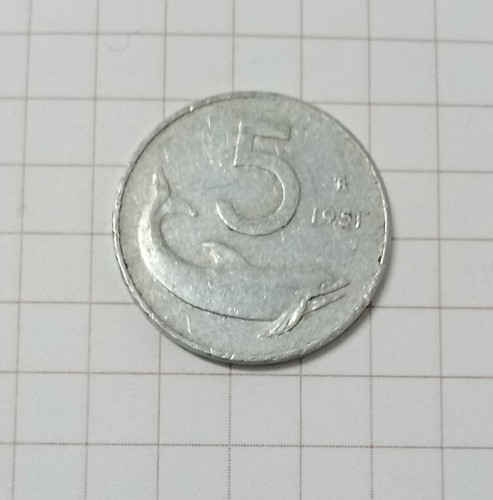 Moneta lire 1951 - da, 5