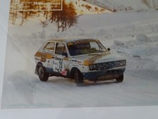 RARA  FOTO FIAT 127 RALLY  - EPOCA  1985 - 24 ORE SESTRIERES - 525-