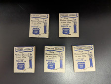 Lot of 5 antique Chicago