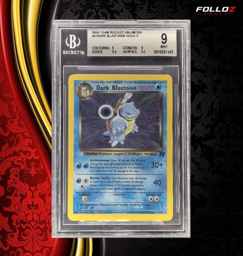 Carta pokemon dark blastoise - carta,