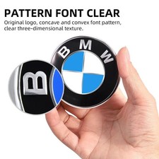 2pcs BMW COMPATIBLE LOGO EMBLEM FOR HOOD AND TRUNK 74mm | 82mm Christmas Gift