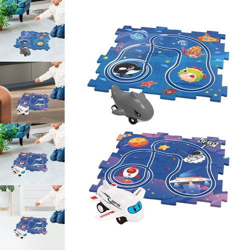 Puzzle pista car play set - puzzle,
