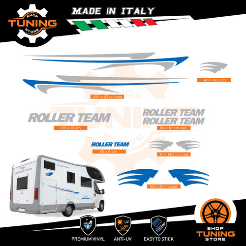 Kit adesivi camper roller - kit,