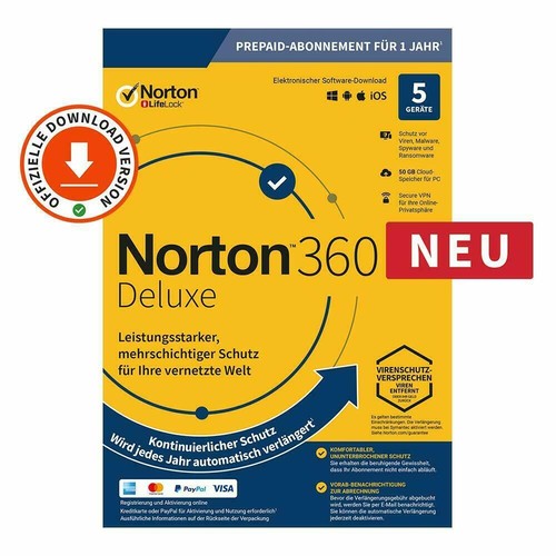 Norton 360 deluxe antivirus - antivirus, 5
