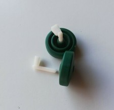 VORWERK FOLLETTO PULILUX PL 515 COPPIA RUOTE CON PERNO ORIGINALI PARI AL NUOVO