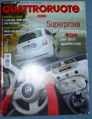 Quattroruote agosto 2007 - agosto,