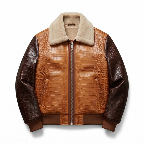 Giacca uomo bicolore marrone