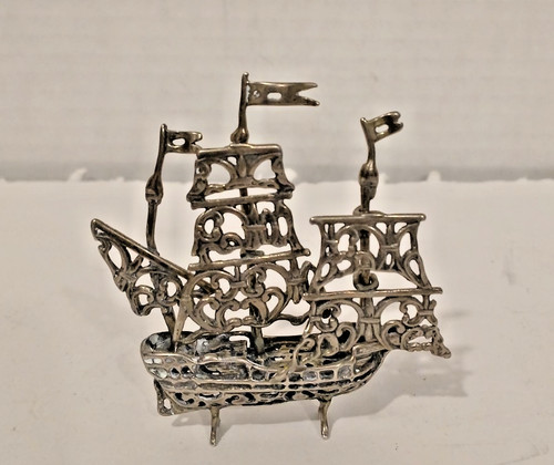 Statuina vintage argento 800
