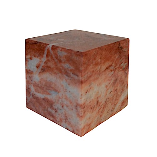 Cubo marmo rosso - cubo, in