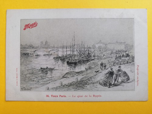 Cpa gravure eau - gravure, eau-forte