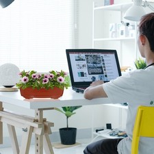  4 Pcs Fioriere in Plastica