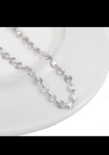 COLLANA IN ACCIAIO LUNGA 60 CM COLORE ARGENTO