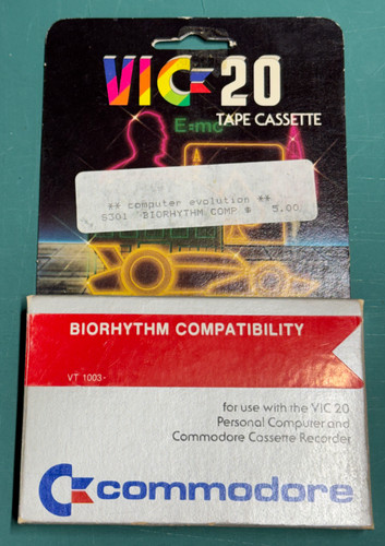 Cassetta commodore vic - cassetta, vic-20