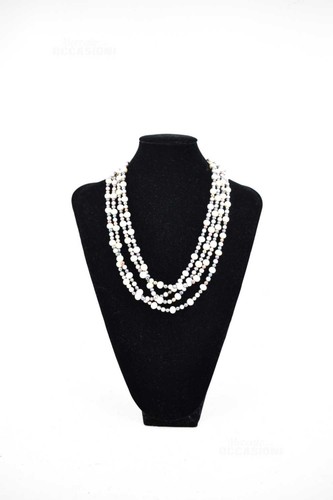Collana lunga perle multi - collana,
