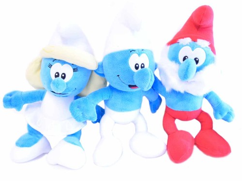 Peluche puffi 25cm - peluche,