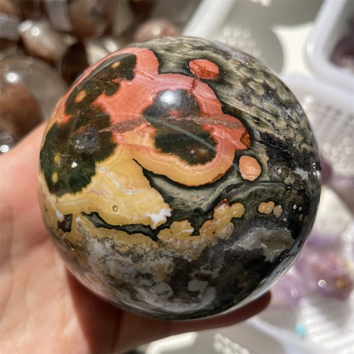 Sfera diaspro oceano geode
