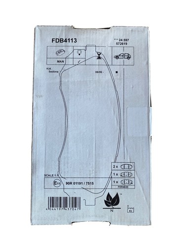 Ferodo fdb4113 kit - ferodo,