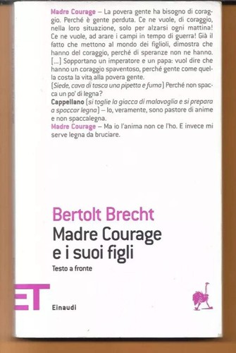 Bertolt brecht madre courage - bertolt,