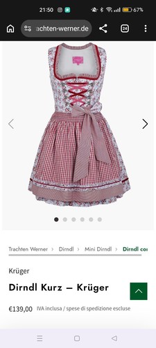 Bellissimo vestito tirolese - bellissimo,