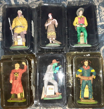 LOTTO STATUE FUMETTI BONELLI TEX WEST MODEL guerriero indiano,Kit Willer,Alien cowboy,