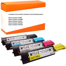 KIT 4 TONER PER EPSON ACULASER