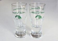 Bicchiere La Materdomini liquore al limone gadget vintage raro collezione