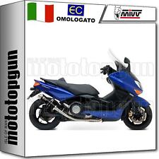 MIVV SCARICO COMPLETO OMOLOGATO GP INOX NERO YAMAHA T-MAX TMAX 500 2003 03