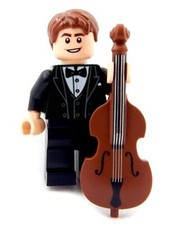 NUOVO LEGO BASS PLAYER MINIFIG