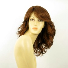 Parrucca donna semi lunga castano dorato rame :MAELYS 30