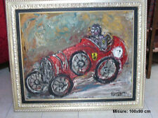 Quadro Auto Ferrari Firma Maurilio Colombini Arte Pittura Livorno