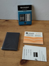 Calcolatrice Sharp Elsi Mate EL-8140 rara imballata con istruzioni - Vintage 1978
