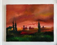 Splendido Dipinto olio su tela