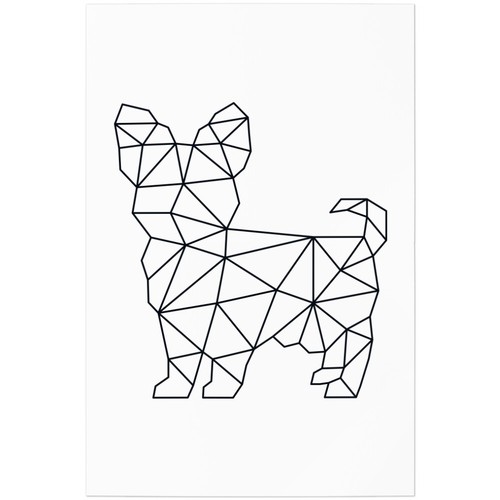 Origami yorkshire terrier - yorkshire,