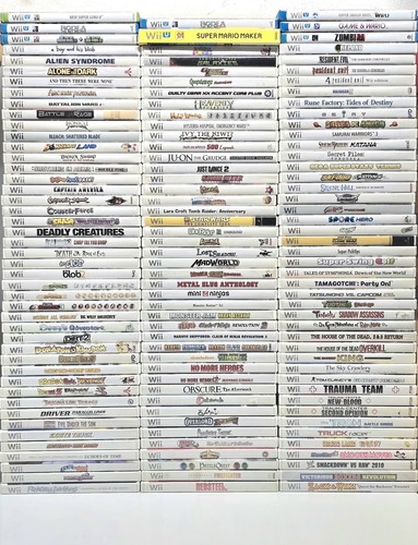 Nintendo wii games cib - games,