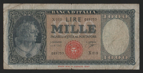 1000 lire italia - lire,