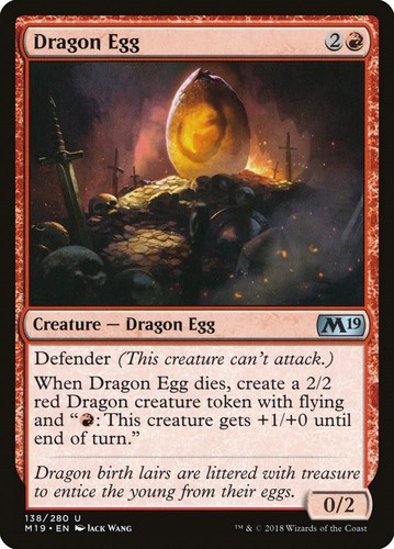 Dragon egg foil set base - foil,