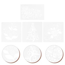  4 pezzi stencil per pittura