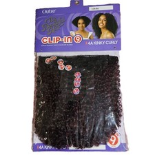 Outre Capelli Umani Miscela Premium CLIP-In 9PCS 4A KINKY CURLY Colore S1B/BU
