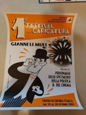 1° Festival della Caricatura (Totò) - Locandina, Illustratore Li Muli